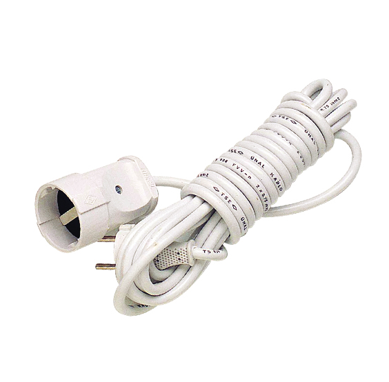 Подовжувач Makel без заземлення 1 гн. білий 15 м 10021